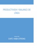 Productividad y balance de línea