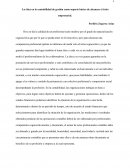La ética en la contabilidad de gestión como soporte básico de alcanzar el éxito empresarial
