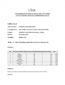 Build – A – Bear Workshop calculo del costo de servicio por oso.. Página 1