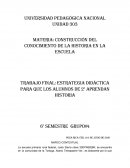 Estrategia para aprender historia.