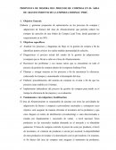 PROPUESTA DE MEJORA DEL PROCESO DE COMPRAS EN EL ÁREA DE ABASTECIMIENTO DE LA EMPRESA SODIMAC PERÚ.