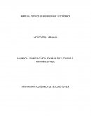 MATERIA: TOPICOS DE INGENIERIA Y ELECTRONICA.