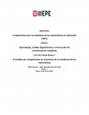 Aprendizaje, cambio disposicional y conctrucción de conocimientos complejos
