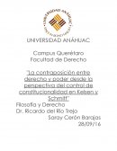 Contraposición entre derecho y poder.