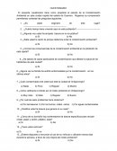 Cuestionario. Contaminación Ambiental