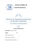 Educacion para mujeres e indigeNAS.