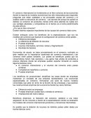 Las causas del comercio.