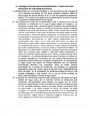 Investigue sobre procesos de desalinización y realice una breve descripción de cada etapa del proceso.