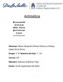 Ensayo la enseñanza de los primero números.