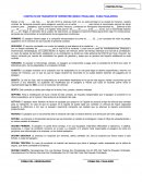 Contrato de transporte terrestre.