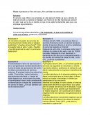 Título: Aportación al Foro del caso ¿Por qué fallan los servicios?.