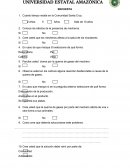 ENCUESTA DE RESIDENCIA.