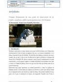 Trabajo: Elaboración de una pauta de observación de un cuadro, escultura o edificio para alumnos de 5º de Primaria.