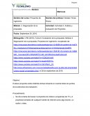 Módulo: 2. Negociación de la propuesta de Proyectos de ingeniería