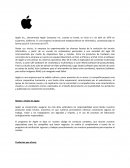 Control de gestion. Apple Inc.