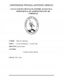 Ley de la Influencia - Ley del Tope