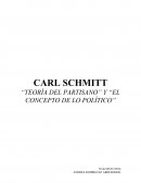 CARL SCHMITT “TEORÍA DEL PARTISANO” Y “EL CONCEPTO DE LO POLÍTICO”