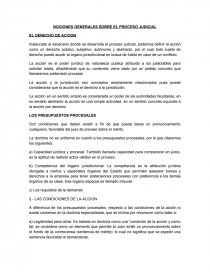 NOCIONES GENERALES SOBRE EL PROCESO JUDICIAL. Página 1