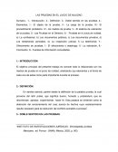 ENSAYO LAS PRUEBAS EN EL JUICIO DE NULIDAD.