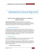 Administración de la fuerza de trabajo diversa