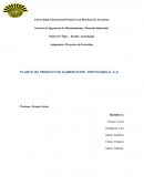 PLANTA DE PRODUCTOS ALIMENTICIOS PROTICANELA, C.A