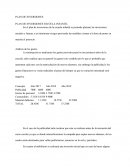 PLAN DE INVERSIONES PLAN DE INVERSIONES ESCUELA INFANTIL