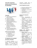 El papel del docente ante los problemas de aprendizaje