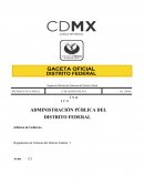 Administración Pública del Distrito Federal