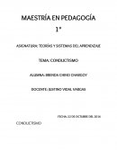 SINTESIS CONDUCTISMO Y RESUMEN TEORIA SOCIAL