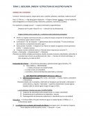 GEOLOGÍA; ORIGEN Y ESTRUCTURA DE NUESTRO PLANETA