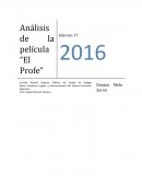 Análisis de la película “El Profe”