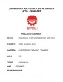 TRABAJO DE AUDITORIA I