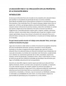 LA EDUCACIÓN FíSICA Y SU VINCULACIÓN CON LOS PROPÓSITOS DE LA EDUCACIÓN BÁSICA