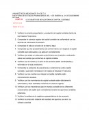 Objetivos de auditoria de capital contable