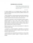 Discriminacion en la educacion
