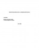 BASES PSICOLÓGICAS DE LA COMUNICACIÓN SOCIAL