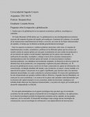 Explica que es la globalización en sus aspectos económicos, políticos, tecnológicos y culturales.