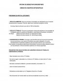 UNIDAD DE ASUNTOS ESTUDIANTILES PROGRAMA DE APOYO AL ESTUDIANTE