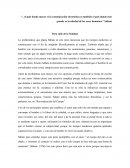 Para salir de la Soledad.