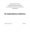 Estudiar la historia de la concepción del materialismos HISTORICO expresada por Karl Marx.en el siglo XVIII.