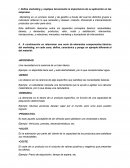 Defina marketing y explique brevemente la importancia de su aplicación en las empresas.