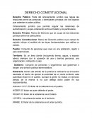 DERECHO CONSTITUCIONAL. Derecho Público