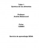 Conocer los aspectos básicos relacionados con la química de alimentos para alimentación humana.