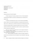 Instauración de proceso de control de despacho