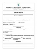 INFORME DE FLUIDOS. INFORME DE LABORATORIO