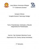 Preeclampsia, Eclampsia y Etiqueta Diagnostica De Preeclampsia