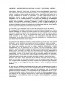 SINTESIS DERECHO NATURAL CLASICO Y POSITIVISMO JURIDICO