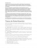 Microbologia. Tipos de Esterilización