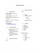 Curriculum vitae, memorandum y carta poder