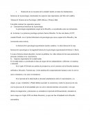 Redacción de un resumen de la unidad I donde se tratan los fundamentos históricos de la psicología